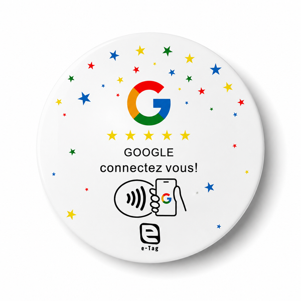 Plaque NFC – Fiche Avis Google